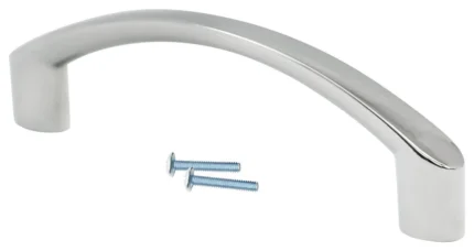 3-3/4" (96mm) Center To Center, Overall Length 4-9/32", Nickel Cabinet Pull