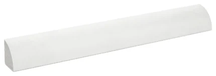 3/4" Plain Recycled Polystyrene Quarter Round Moulding, 6" Long Moulding Piece