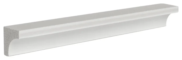 3/4" Plain Recycled Polystyrene Scotia Moulding, 6" Long Sample - Image 1