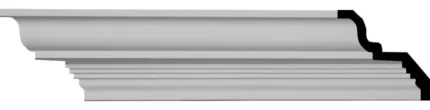 3 7/8"Hx4 1/2"Px5 7/8"Fx94 1/2"L Bulwark Smooth Crown Moulding, 12-Pack