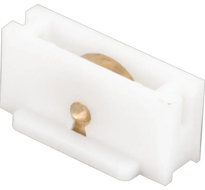 3/8" Brass Flat-Edge Roller Assemblies, 2Pack - Image 1