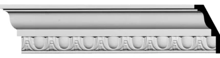 3"Hx1 1/2"Px3 3/8"Fx94 1/2"L Egg & Dart Crown Moulding, 12-Pack