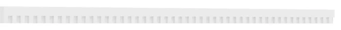 3"Hx1"Px94"L Elizabeth Architectural Grade PVC Dentil Trim With Backplate - Image 1