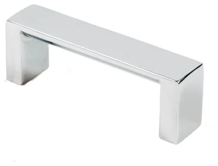 3" Modern Square Pull, Chrome