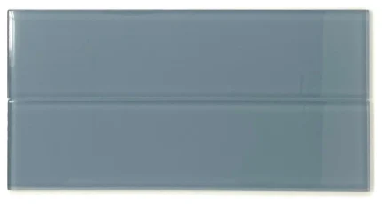 3 X 12 Ocean Blue Glossy Subway Tile