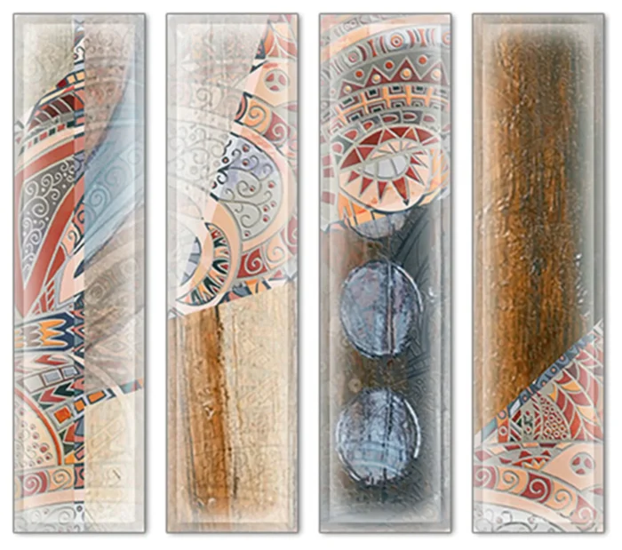 3"x12" Upscale Designs Custom Glass Wall Tile, Set of 32 - Image 1
