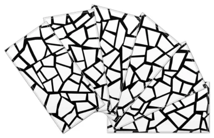 3"x6" Upscale Designs Custom Glass Wall Tile, Set of 64