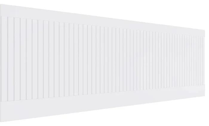 32"Hx94 1/2"W Beadboard PVC Wainscot Paneling Kit - Image 1