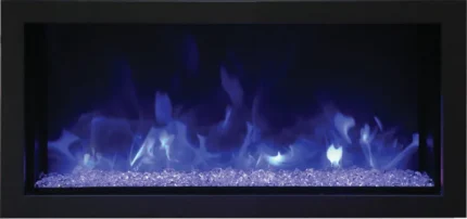 35" X-Slim Indoor or Outdoor Electric Built-in only with black steel surround