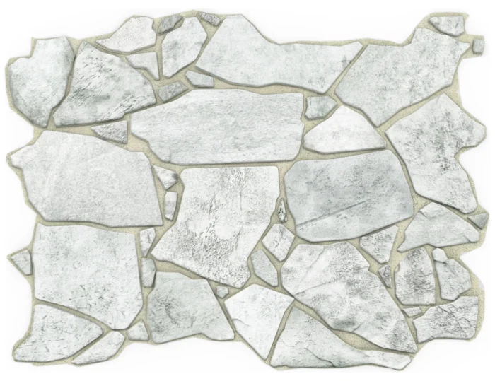 3D Wall Panel | Grey Crude Stone Design  | 23.5'' by 17.5'' | 562WG - Image 1