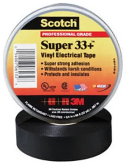 3M 33SUPER66FT .75x66' Super 33 Plus Vinyl Electrical Tape