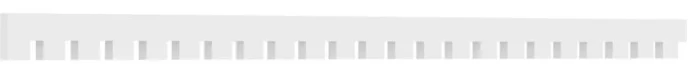4"Hx1"Px92"L Wilson Architectural Grade PVC Dentil Trim - Image 1