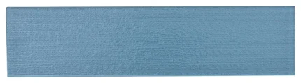 4"x16" Crystal Glass Tile, Set Of 8, Blue Bell Linen