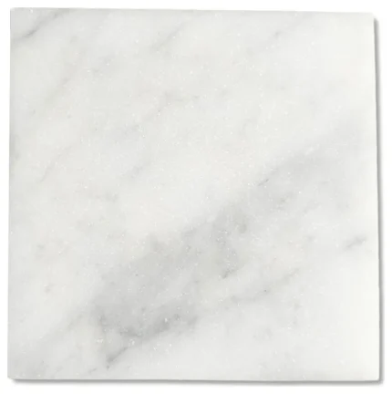 4x4 Carrara White Carrera Marble Honed Matte Venato Bianco Tile, 100 sq.ft.