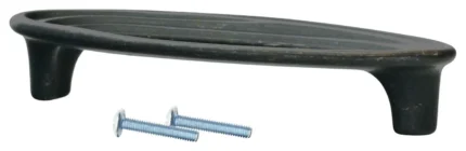 5-1/32 Inch Center To Center Antique Metal, Cabinet Hardware Pull / Handle