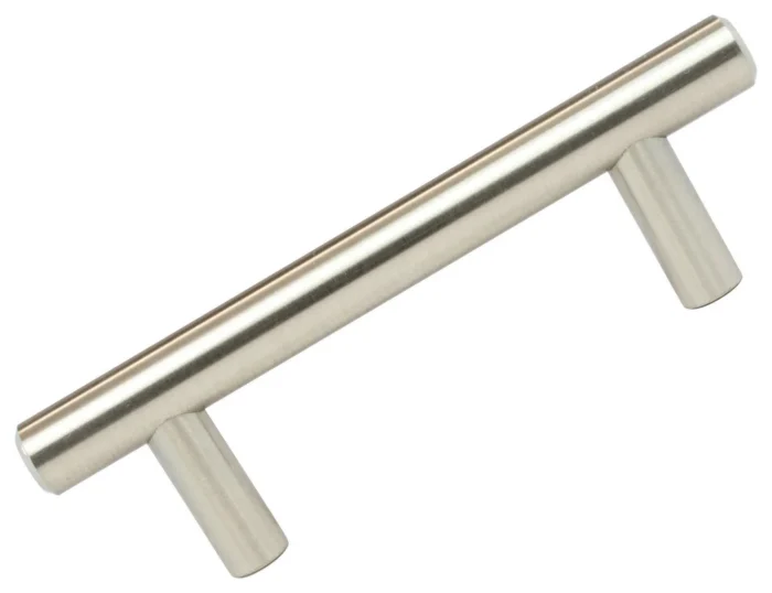 5 Pack Rok Euro Style Pull Handle Brushed Nickel 3", 76 mm, Centers - Image 1