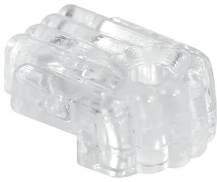 50Ea U9002 1/8" Clear Mirror Clip With Screw