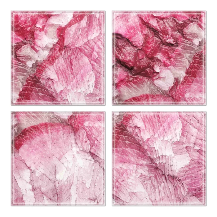 6"x6" Upscale Designs Crystal Glass Wall Tile, Set of 32 - Image 1