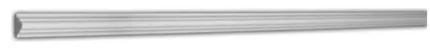 7/8" Plain Recycled Polystyrene Astragal Moulding, 24-Pack