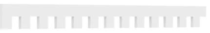 7"Hx1"Px91"L Matthews Architectural Grade PVC Dentil Trim
