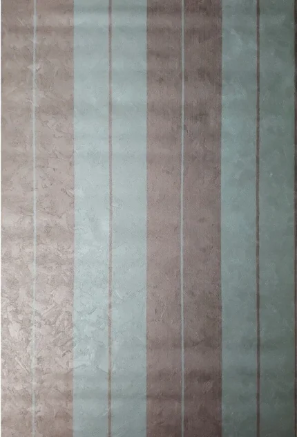 76057 Striped Bronze Green Metallic Wallpaper, 8.5" X 11" Sample - 0.99$