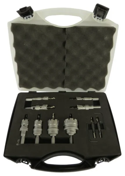 8 Piece Carbide Tipped Hole Cutter Set, 1" Depth of Cut, CTH5000