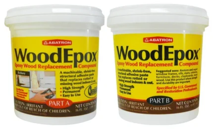 Abatron WE2PKR WoodEpox Wood Replacement Compound 2-Part Kit, 2-Pint