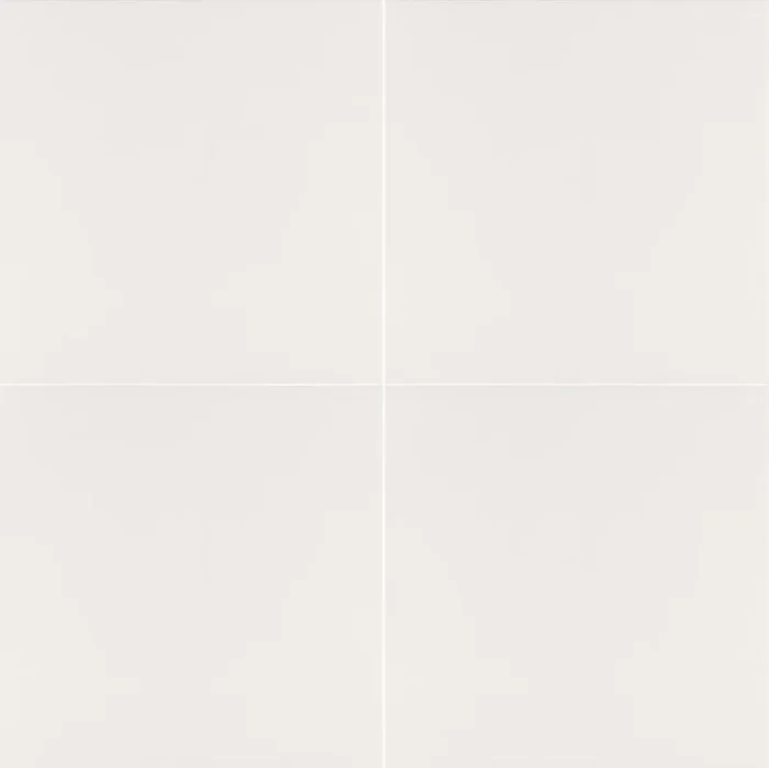 Adella White 18X18 Matte Porcelain Tile, (4x4 or 6x6) Sample - Image 1