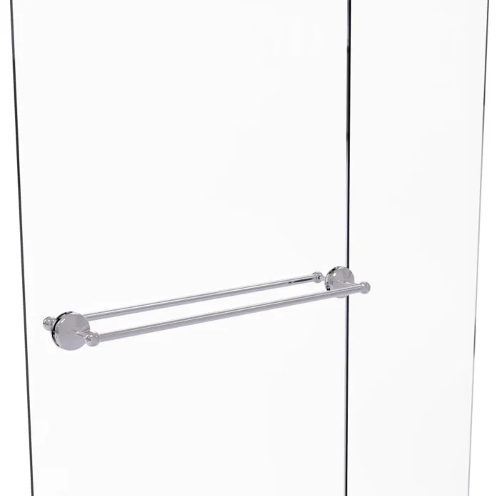 Allied Brass Monte Carlo Collection 30"Back to Back Shower Door Towel Bar - Image 1