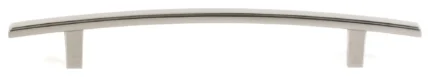 Alno A419-6 Arch 6" Center to Center Arch Bow Solid Brass Cabinet - Satin