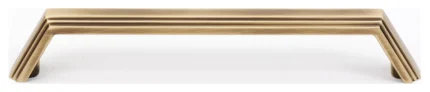 Alno A427-6 Nicole Modern Solid Brass 6" Center to Center Angled - Antique