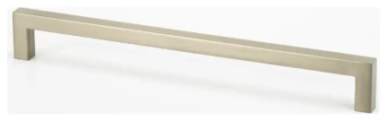 Alno A533 Style Cents 8-13/16" Center to Center Narrow Square - Satin Nickel