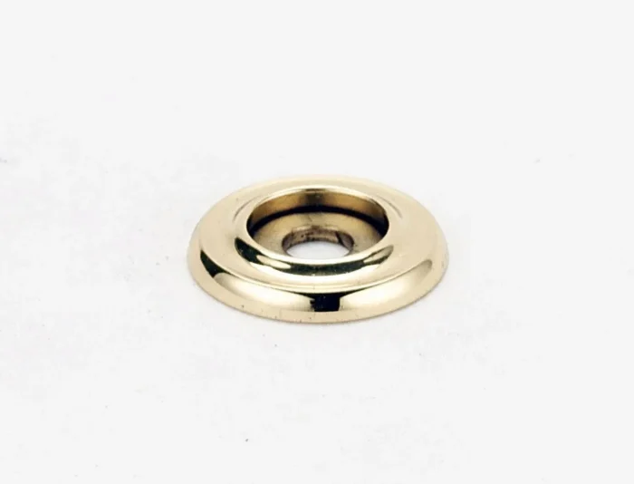 Alno A615-34 Traditional 3/4" Round Solid Brass Ring Cabinet Knob - Unlacquered - Image 1