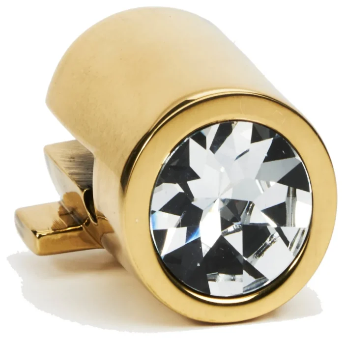 Alno C2660 Convertibles Mix and Match 1/2"W Crystal Mount for - Polished Brass - Image 1