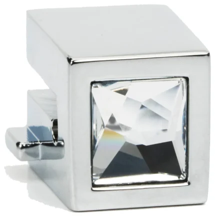 Alno C2671 Convertibles Solid Brass 9/16"W Large Crystal Square - Polished