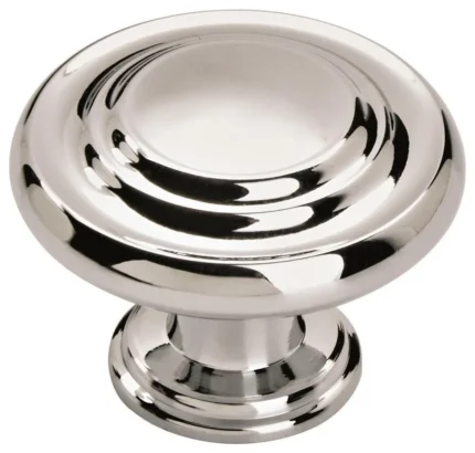 Amerock Inspirations Ring Cabinet Knob, Set of 10, Polished Chrome