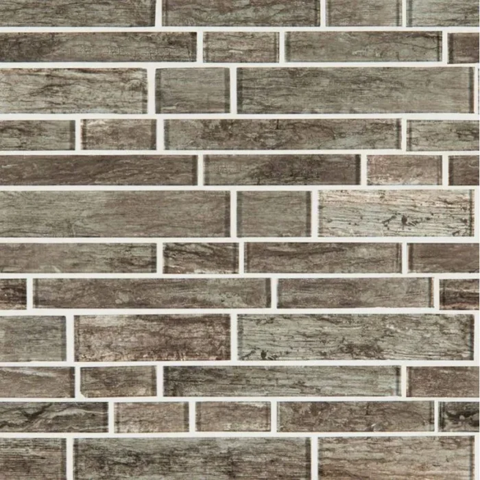 Antico Silversmith Interlocking Pattern Glass Mosaic, Sample - Image 1
