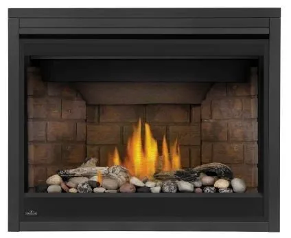Ascent X 42 Direct Vent Gas Fireplace w/Newport Brick Panels - NG