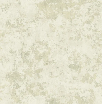 Atelier Faux Stucco Wallpaper Bolt, Greige and Metallic Gold