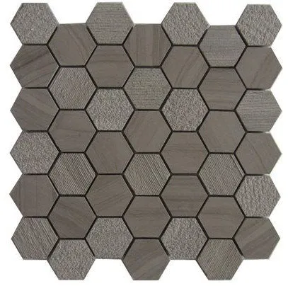 Athena Trinity 12X12 Hexagon Mosaic, 12 Sheets