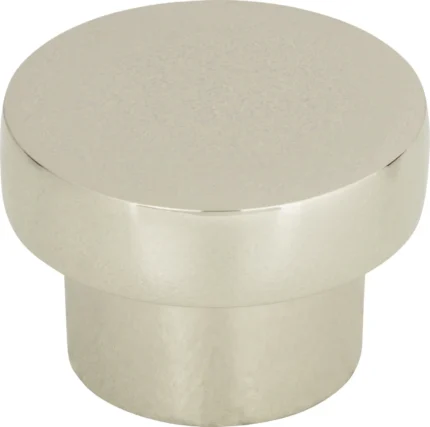 Atlas Homewares A912 Chunky Knobs 1-3/8 Inch Mushroom Cabinet - Polished Nickel