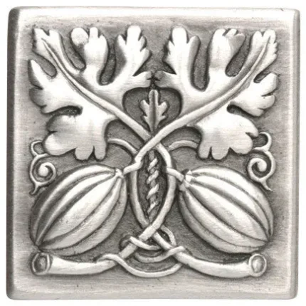 Autumn Squash Knobs, Antique-Style Pewter