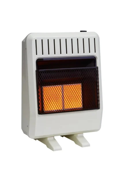 Avenger Dual Fuel Ventless Infrared Gas Heater With Blower, 20,000 BTU