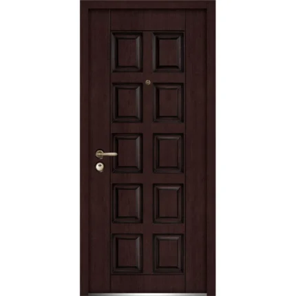 Ballucio 1700 Dark Brown Oak - 36" X 80" Right-Hand