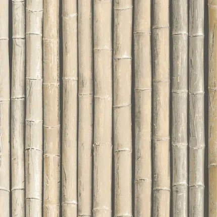 Bamboo Wallpaper in Natural Brown Tones, Bolt