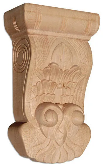 Bangor Wood Corbel, Red Oak, Small