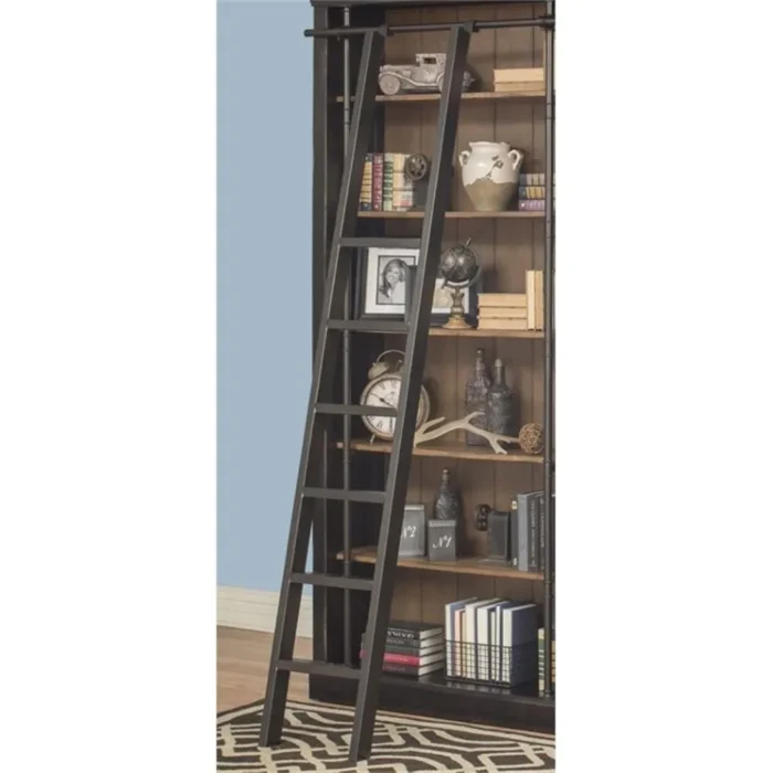 Beaumont Lane Metal Ladder in Aged Ebony - Image 1