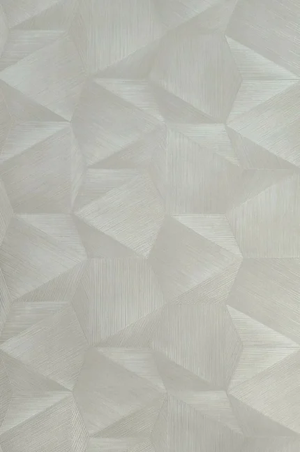 Beige gold Tan hexagon triangles faux grasscloth 3D wallpaper, 27 Inc X 33 Ft Ro