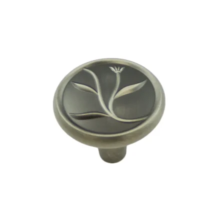Berenson 4016 Art Nouveau 1-3/8 Inch Round Cabinet Knob / Drawer - Vintage