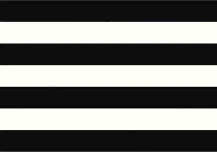 Black and White 2, Modern Crazy Stripes Circles Cream, Black Wallpaper Sample